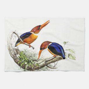 Serviette de cuisine animale d'étang de faune