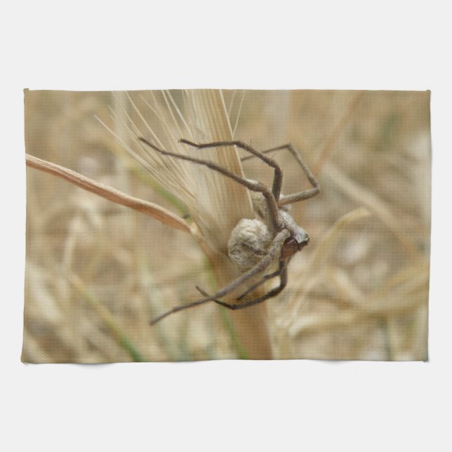 Serviette de cuisine Araignée et Oeuf Sac (Horizontal)