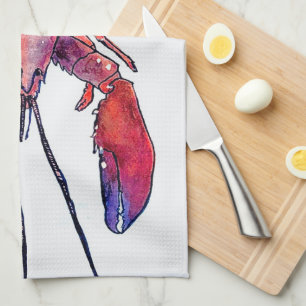Serviette de cuisine au homard de la Nouvelle-Angl