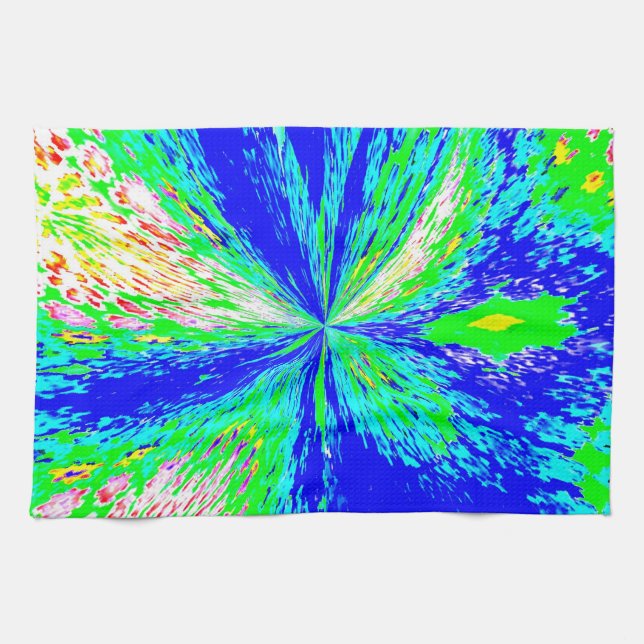 Serviette de cuisine avec design abstrait (Horizontal)