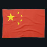 Serviette de cuisine avec Drapeau de Chine<br><div class="desc">Ajoutez une touche de fierté chinoise à votre cuisine avec notre serviette de cuisine exclusive avec le drapeau de la Chine! Conçu dans un esprit à la fois fonctionnel et culturel, cette serviette de cuisine présente de manière visible l'emblématique drapeau chinois, ce qui en fait un ajout unique et significatif...</div>