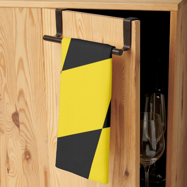 Serviette de cuisine avec Drapeau de Munich (Pliage en tiers)