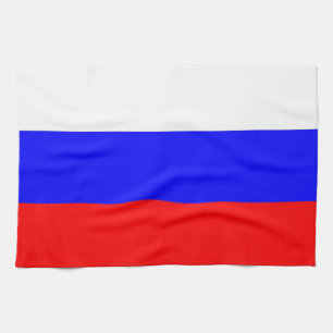 Serviette de cuisine avec Drapeau de Russie