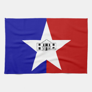 Serviette de cuisine avec Drapeau de San Antonio, 