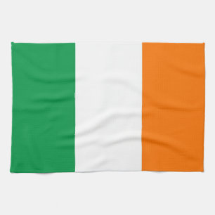 Serviette de cuisine avec Drapeau d'Irlande