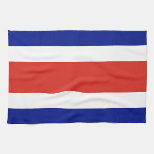 Serviette de cuisine avec Drapeau du Costa Rica
