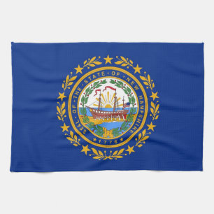 Serviette de cuisine avec Drapeau du New Hampshire