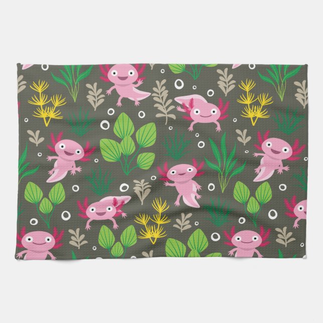 Serviette de cuisine Axolotl (Horizontal)