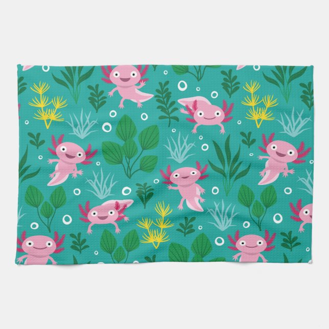 Serviette de cuisine Axolotl (Horizontal)