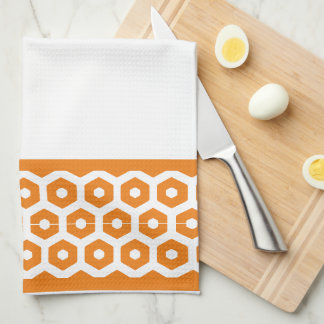 Serviette de cuisine - Bandes d'hexagones