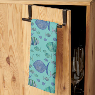 Serviette de cuisine Blue Fish