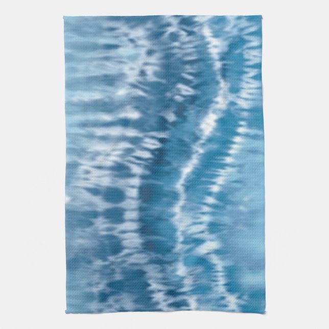 Serviette de cuisine Blue Tie Dye (Vertical)