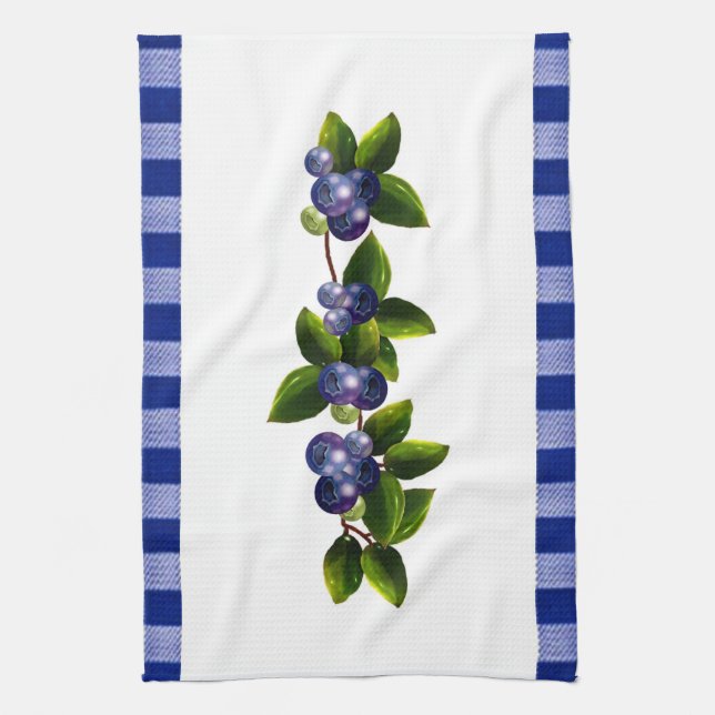 Serviette de cuisine Blueberries (Vertical)