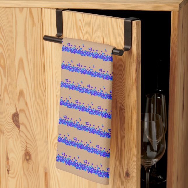 Serviette de cuisine BLUEBERRY | m3galleryStudio (Pliage en tiers)