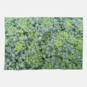 Serviette de cuisine Broccoli Macro
