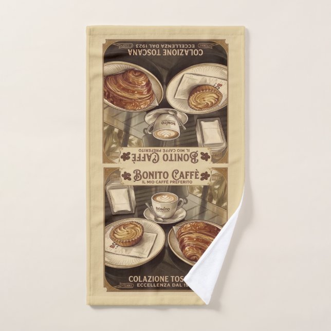 Serviette de cuisine/Cafe Bonito (Serviette à main)