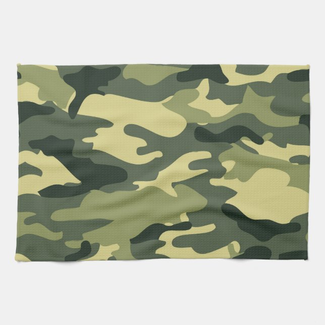 Serviette de cuisine camouflage (Horizontal)