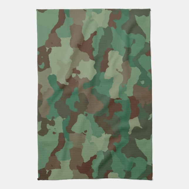 serviette de cuisine camouflage militaire (Vertical)