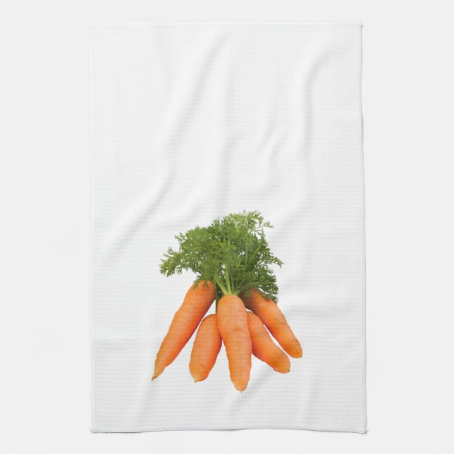 Serviette de cuisine 'Carottes' (Vertical)