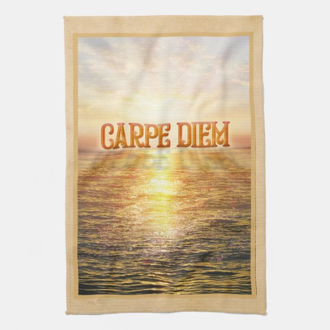 Serviette de cuisine Carpe Diem (Vertical)