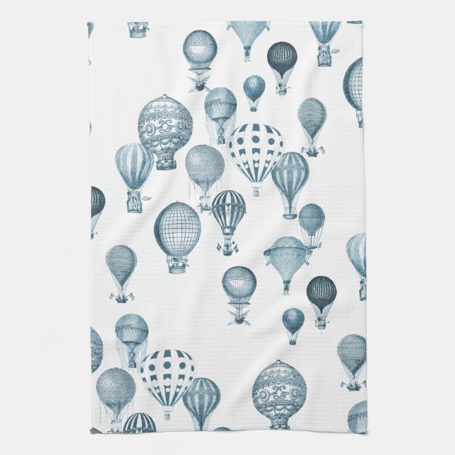 Serviette de cuisine chaude vintage de ballons à (Vertical)