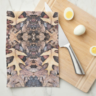 Serviette de cuisine - Chêne d'automne Feuille