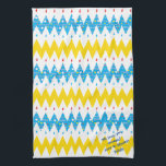 Serviette de cuisine "Chevron/Hanoukka Happy" Serv<br><div class="desc">Serviette de cuisine "Chevron Hanoukka Happy" Serviette de platPersonnalisez en remplaçant le texte par le vôtre. Choisissez la taille, le style et la couleur de votre police préférée. Merci de vous être arrêté et de faire du shopping. Très apprécié ! Joyeux Chanoukah/Hanoukka ! Style : Serviette de cuisine 16" x...</div>