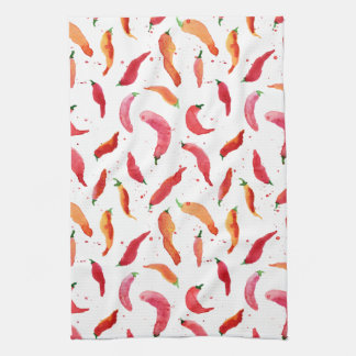 Serviette de cuisine Chillies chaude et épicée