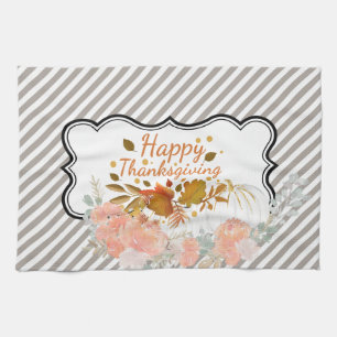 Serviette de cuisine Citrouille bon thanksgiving