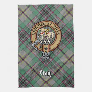 Serviette de cuisine Clan Craig Crest