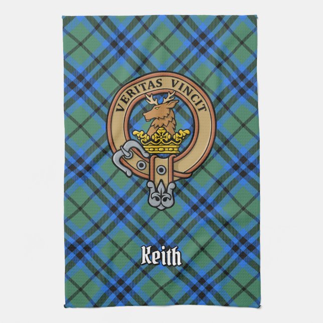 Serviette de cuisine Clan Keith Crest (Vertical)