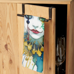 Serviette de cuisine clown