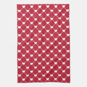 Serviette de cuisine / Coeurs