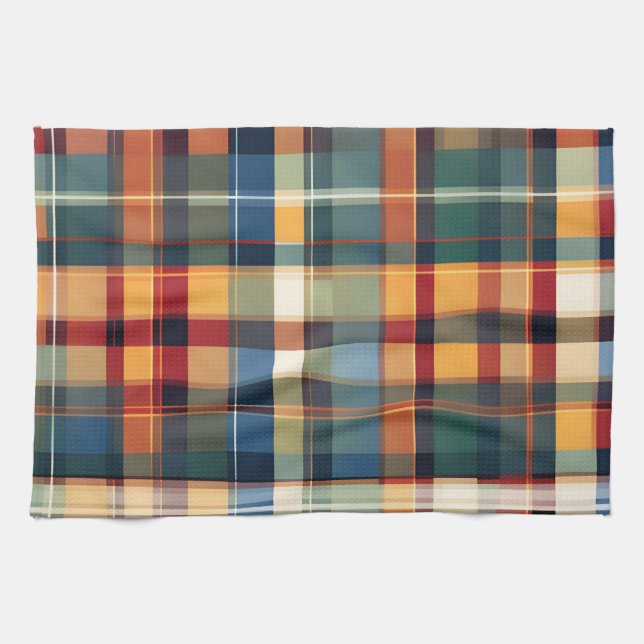 Serviette de cuisine Colorée Automne Thanksgiving (Horizontal)