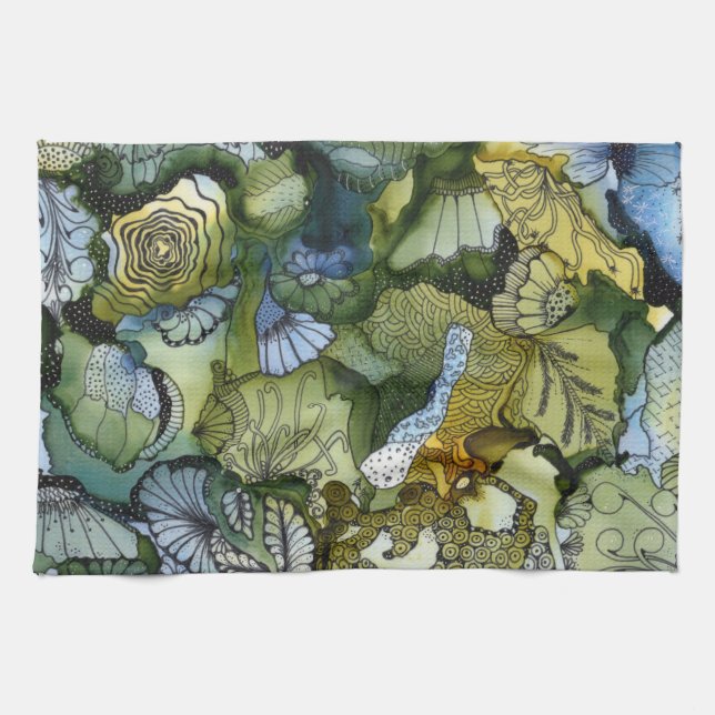 Serviette de cuisine compliquée (Horizontal)