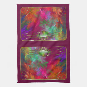 Serviette de cuisine Coral Depths