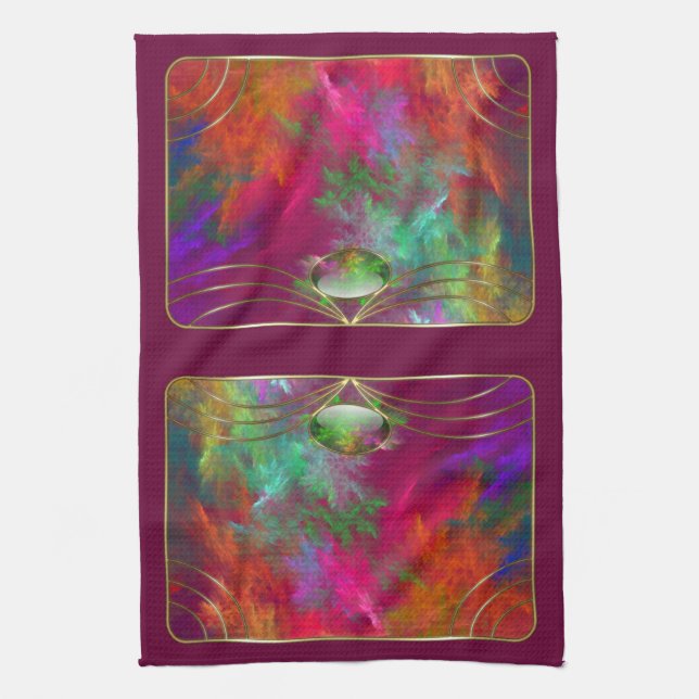 Serviette de cuisine Coral Depths (Vertical)