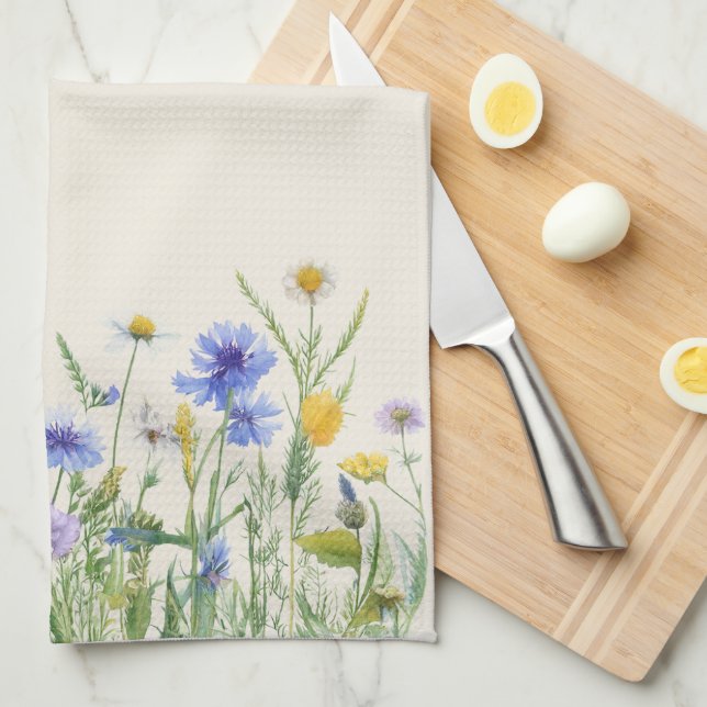 Serviette de cuisine Cornflower (Quart Plié)