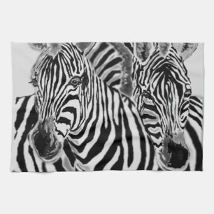 Serviette de cuisine Couple Zebra