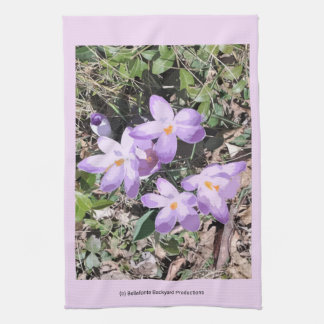 Serviette de cuisine Crocus
