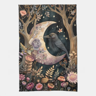 Serviette de cuisine Crow Moon