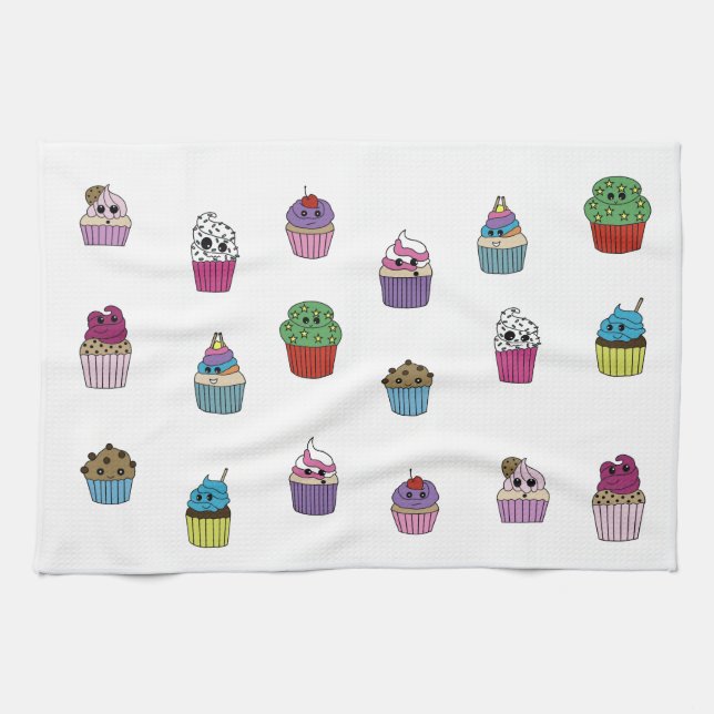 Serviette de cuisine Cupcake (Horizontal)