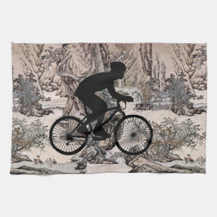 Serviette de cuisine cycliste