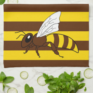 Serviette de cuisine d'abeille