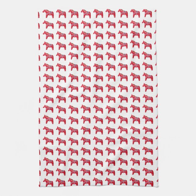 Serviette de cuisine Dala Horse (Vertical)