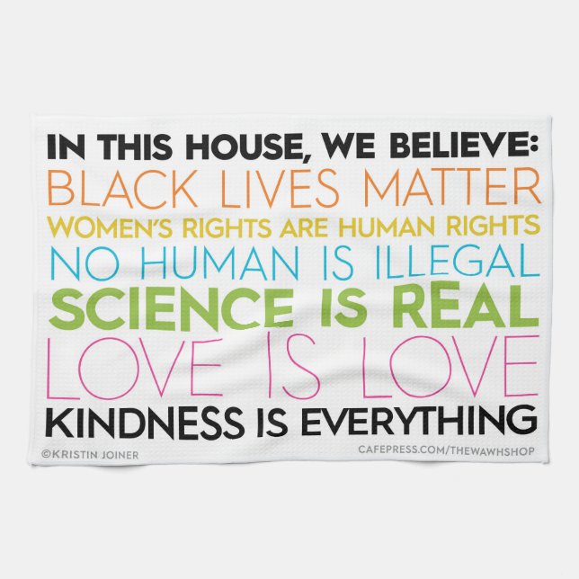 Serviette de cuisine "dans cette Chambre" (Horizontal)