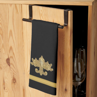 Serviette de cuisine d'antiquités Fleur de Lis