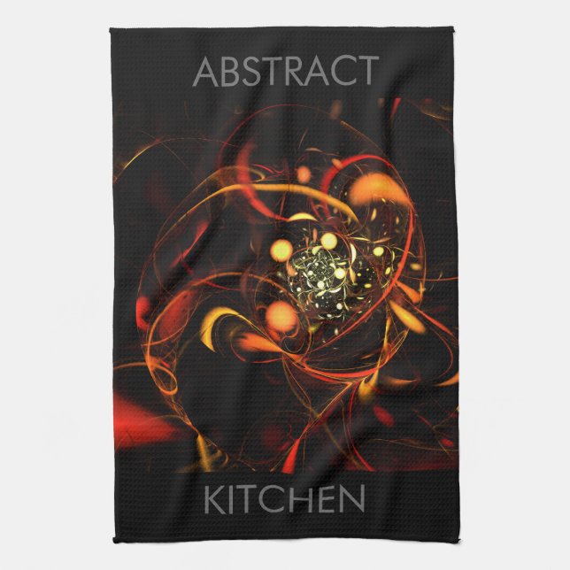 Serviette de cuisine d'art Abstrait (Vertical)