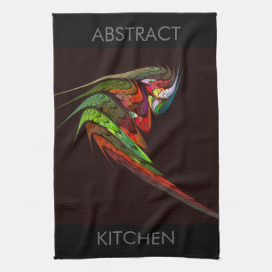 Serviette de cuisine d'art Abstrait Chameleon