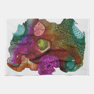 Serviette de cuisine de bison